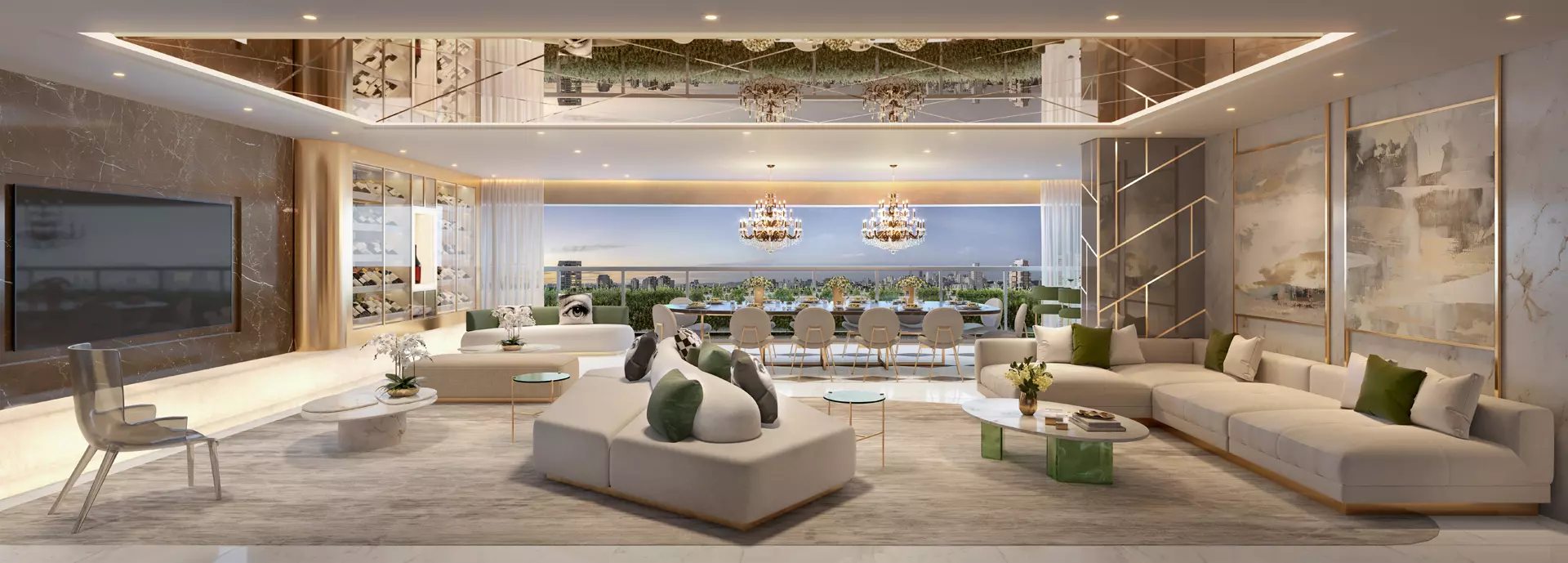 Apartamento decorado 250m — Heaven by YOO