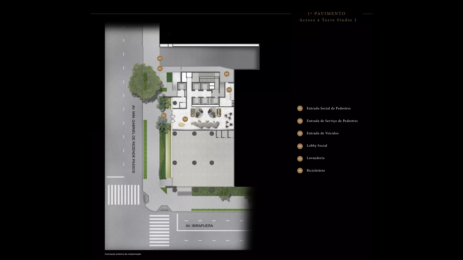 Implantacao 1º Pavimento