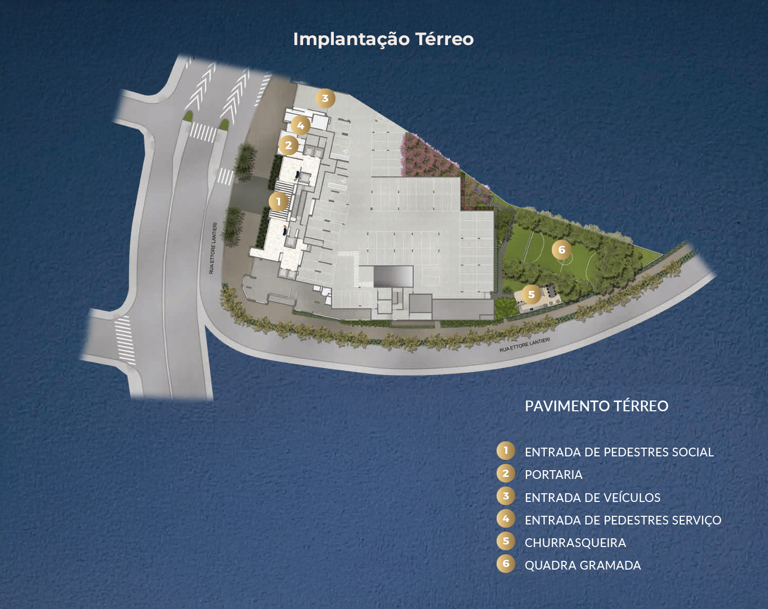 Implantação térreo